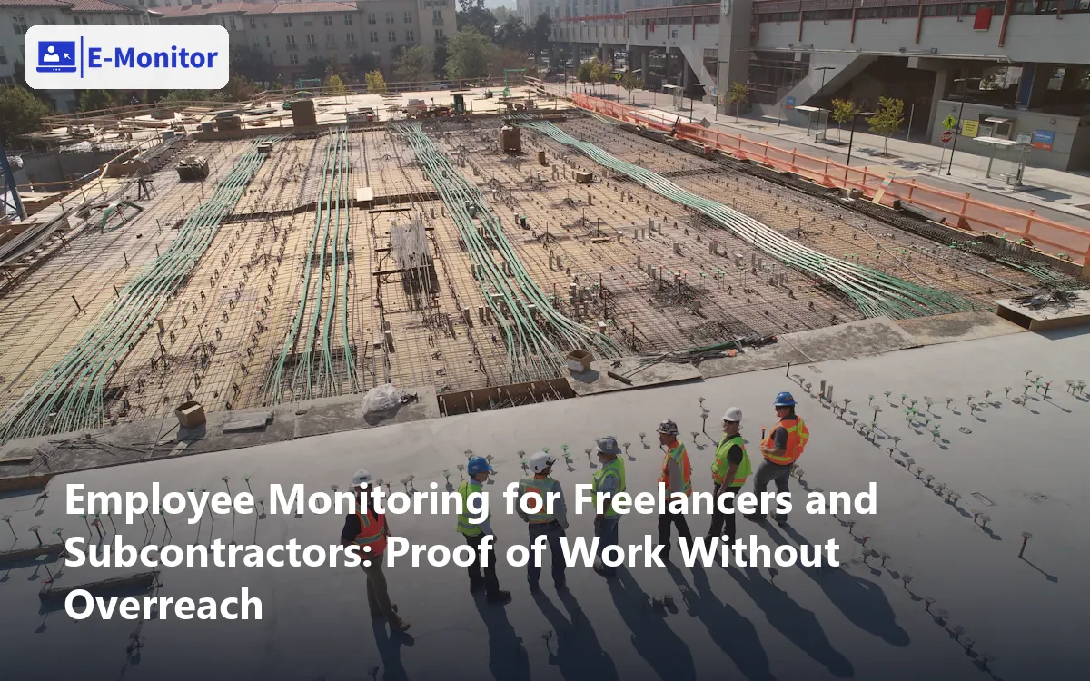 Employee Monitoring for Freelancers and Subcontractors: Proof of Work Without Overreach