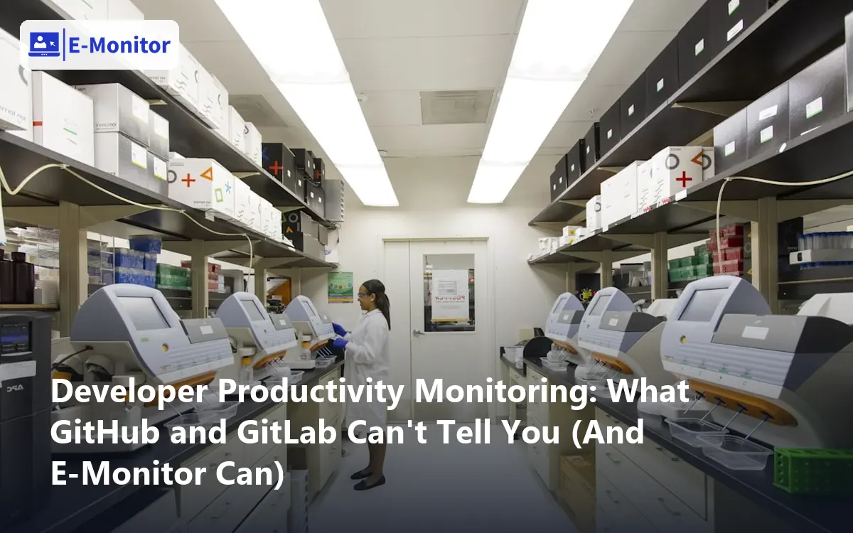 Developer Productivity Monitoring: What GitHub and GitLab Can't Tell You (And E-Monitor Can)