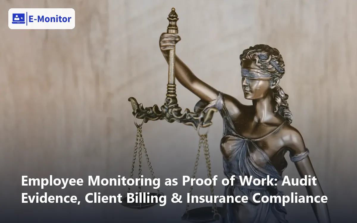 Employee Monitoring as Proof of Work: Audit Evidence, Client Billing & Insurance Compliance