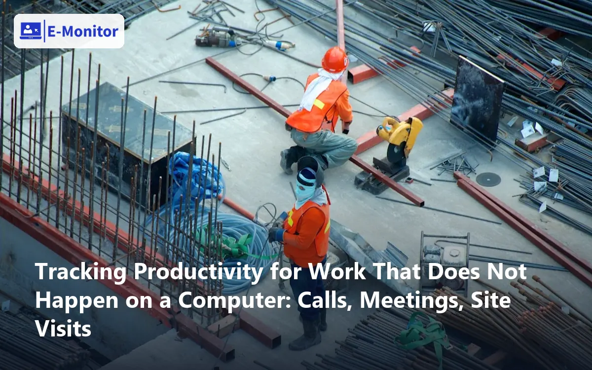 Tracking Productivity for Work That Does Not Happen on a Computer: Calls, Meetings, Site Visits