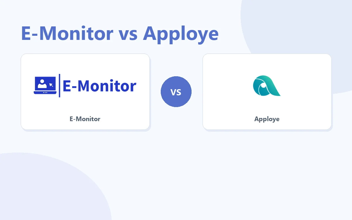E-Monitor vs Apploye comparison
