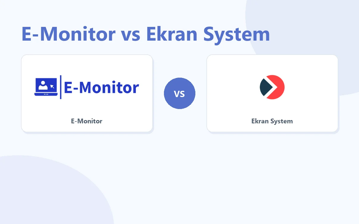 E-Monitor vs Ekran System comparison