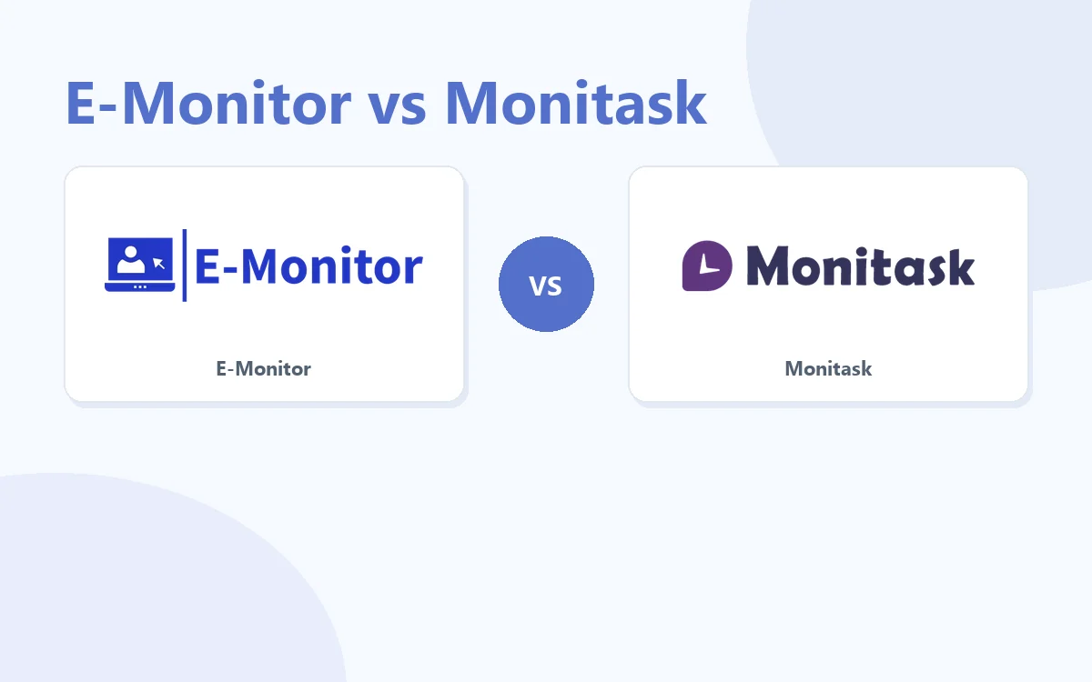 E-Monitor vs Monitask comparison