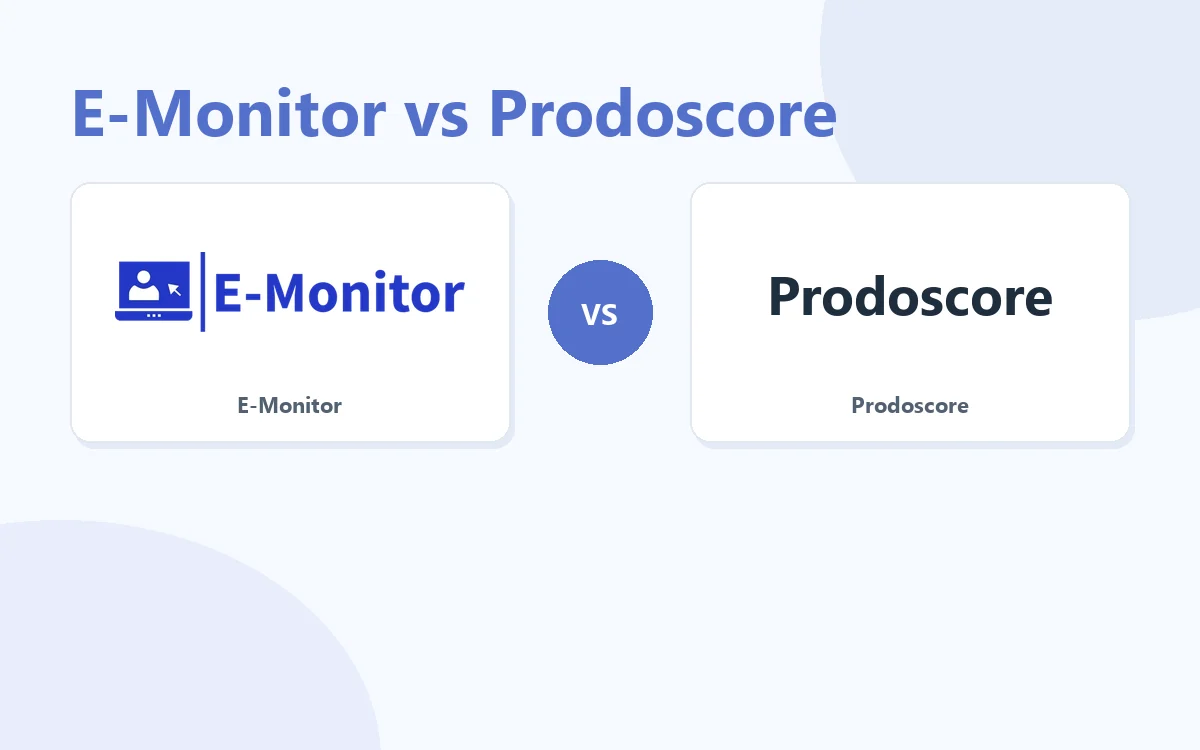 E-Monitor vs Prodoscore comparison