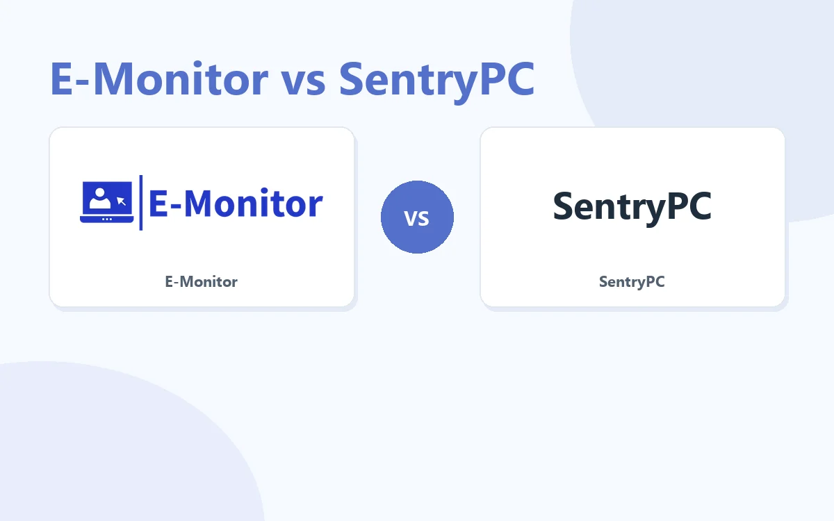 E-Monitor vs SentryPC comparison
