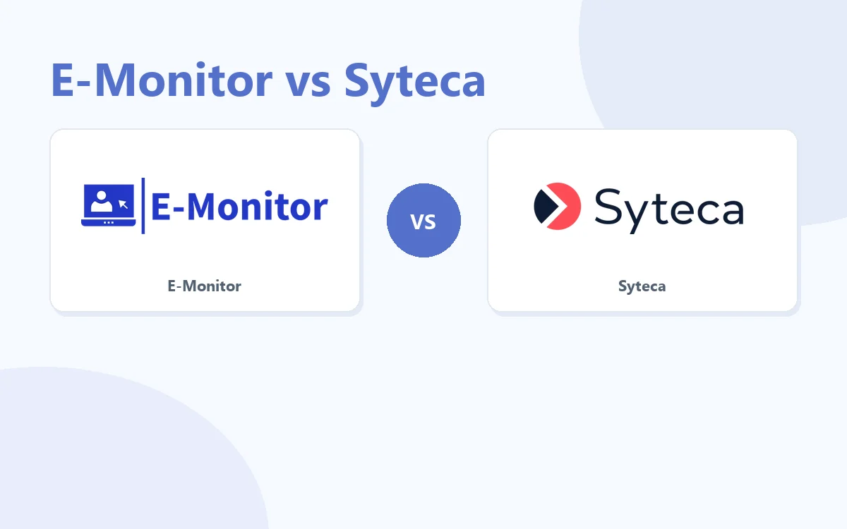 E-Monitor vs Syteca comparison