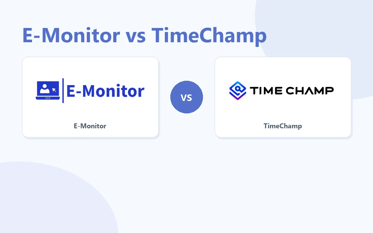 E-Monitor vs TimeChamp comparison