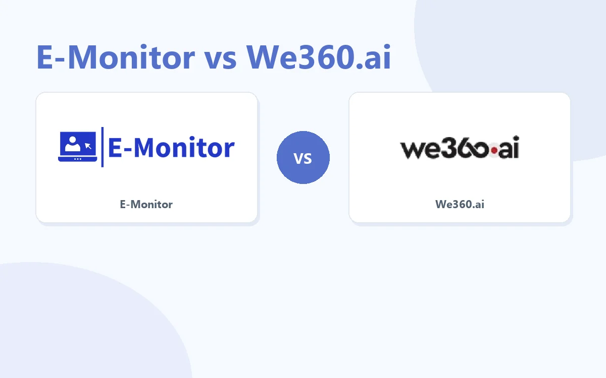 E-Monitor vs We360.ai comparison