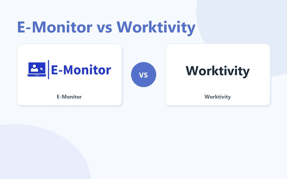 E-Monitor vs Worktivity comparison