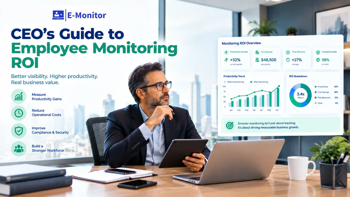 E-Monitor for CEO's Guide to Employee Monitoring ROI
