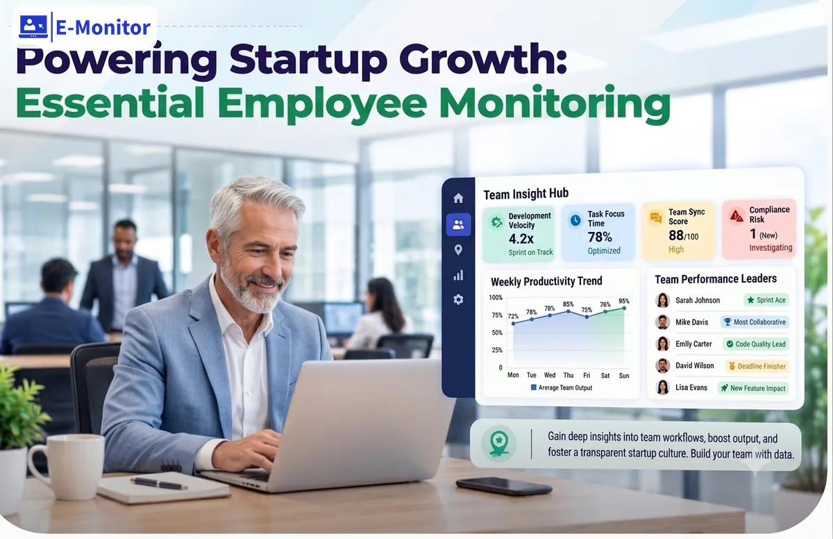 E-Monitor dashboard for Startups