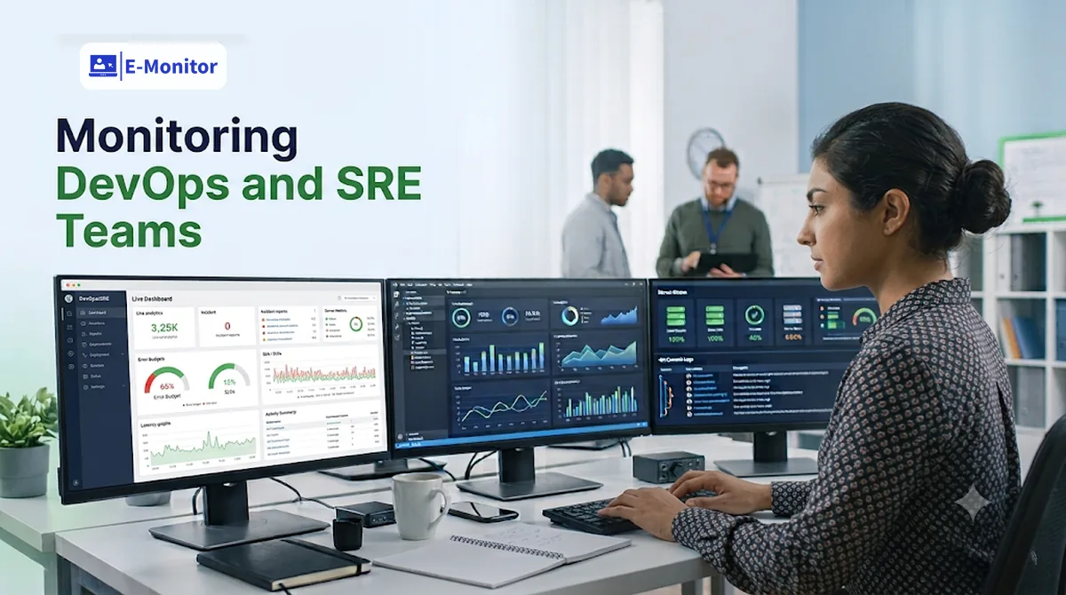 E-Monitor dashboard for Use Case: Engineering Teams