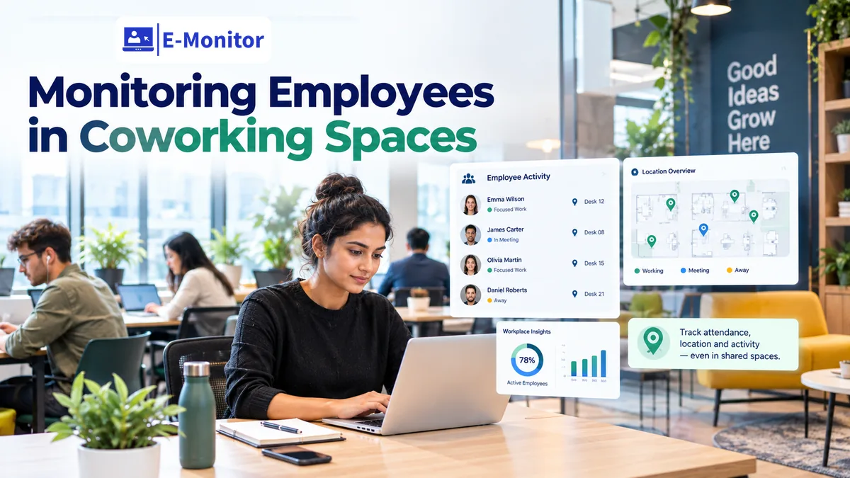 E-Monitor dashboard for Use Case: Coworking & Shared Office Environments