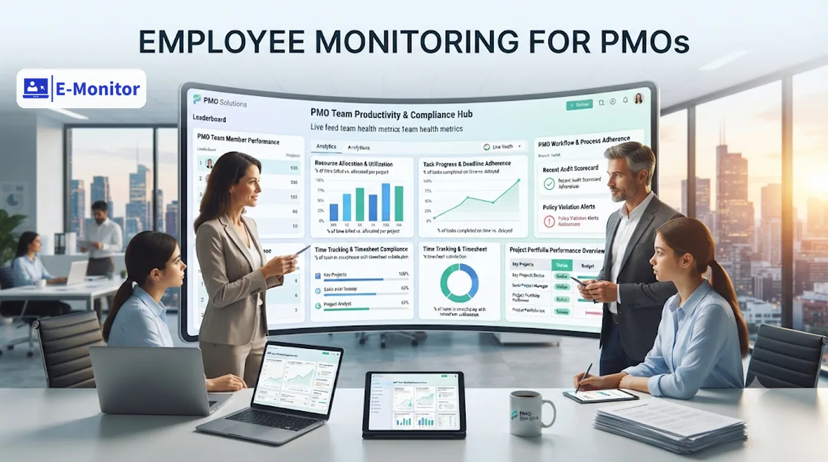 E-Monitor dashboard for Use Case: Project Management Office
