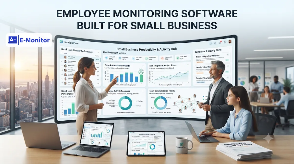 E-Monitor dashboard for Small Business